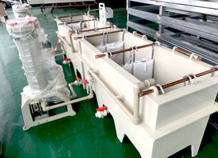 OEM Service PP Titanium Electroplating Plant Equipment For Nickel