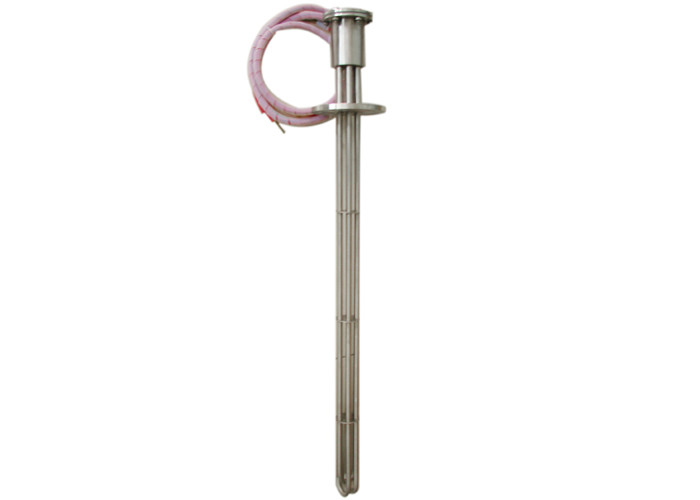 Straight Multitubes Industrial SUS316 Heater , 6KW Immersion Heater