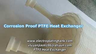 Cylindrical Immersion PTFE Fluoroplastic Heat Exchangers
