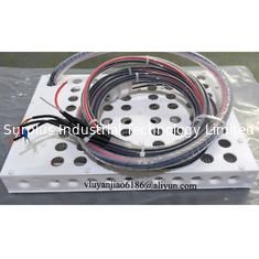 PTFE / PFA 230V 1-phase 3.0KW Over Temperature Protection J Type Heating Element Immersion Heater For Chemical Cleaning 15.2x6