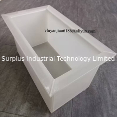 Custom White PP Welded Chemical Plating Tank for Electroplating
