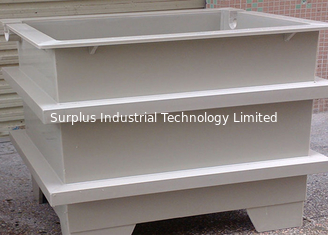 Acid And Alkali Resistance PVC Electroplating Tanks , Chrome Plating Bath