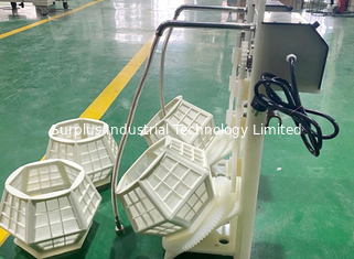 Hexagonal Strong Structure 650mm PP Plating Basket For Plating Workpiece