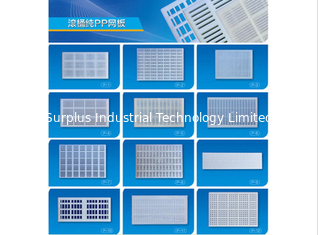 White L90mm W70mm Electroplating Accessories Polypropylene Plastic Mesh