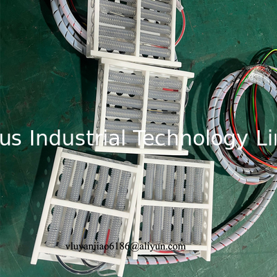 220V 1P 1KW Semiconductor PTFE Immersion Heater 190x150x25MM For Electroplating Tank