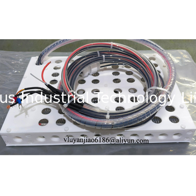 PTFE / PFA 230V 1-phase 3.0KW Over Temperature Protection J Type Heating Element Immersion Heater For Chemical Cleaning 15.2x6