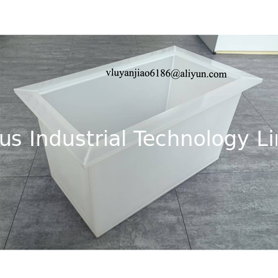 Custom White PP Welded Chemical Plating Tank for Electroplating