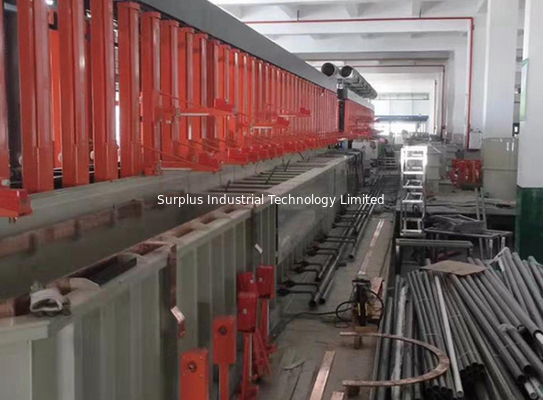 Vertical Lifting Rack Silver Electroplating Production Line