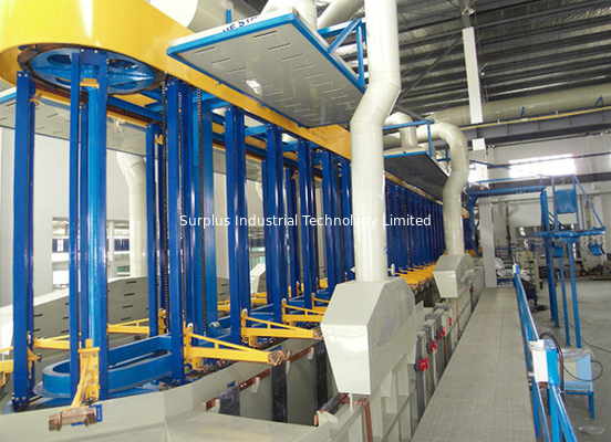 Automatic Ring Type Vertical Electroplating Plant Equipment