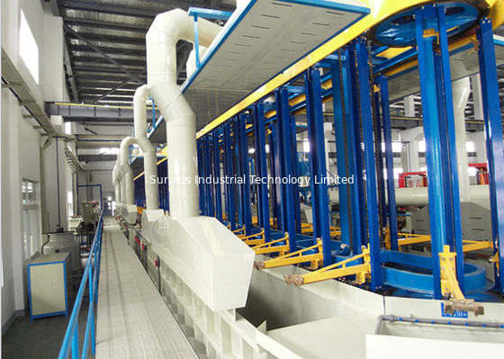 Automatic Ring Type Vertical Electroplating Plant Equipment