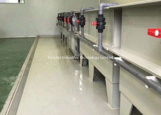 High Temperature Resistance Anti Corrosion Electroplating Tanks 10mm PP