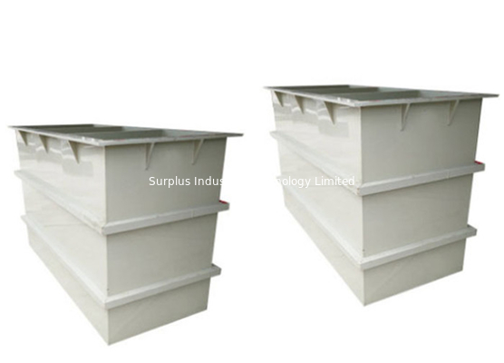 Acid And Alkali Resistance PVC Electroplating Tanks , Chrome Plating Bath