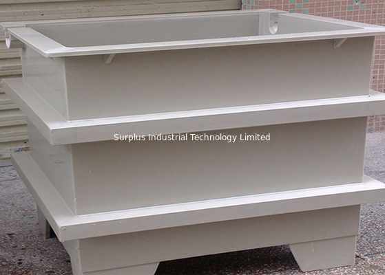 Acid And Alkali Resistance PVC Electroplating Tanks , Chrome Plating Bath