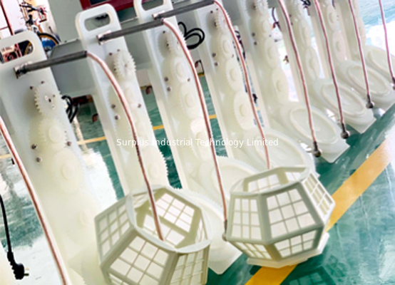 Automatic Speed Regulation Hexagonal Rotating Barrel , Sterling Plating Barrels