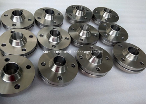 Customizable DIN PN6 TA1 Titanium Flange , Titanium Machining Parts