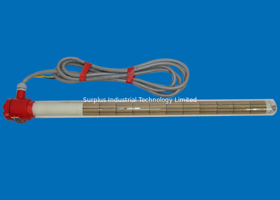 600V 500W Quartz Immersion Heater , Quartz Glass Tube Heater For Plating Tanks