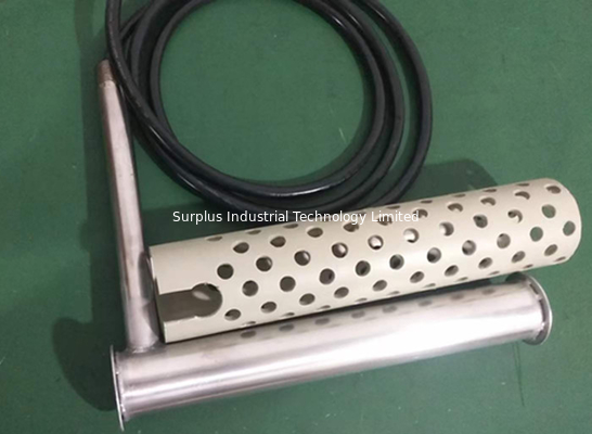 L Shaped 380V 3P 2KW SUS316 Immersion Heater With PP Cover