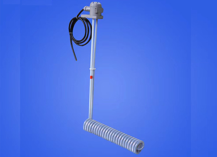 L Shaped PTFE Fluoropolymer Immersion Heater For Highly Corrosive Chemicals