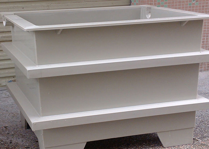 Acid And Alkali Resistance PVC Electroplating Tanks , Chrome Plating Bath