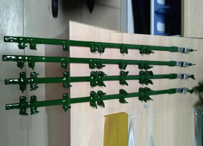 Temperature Resistant SUS316 Electroplating Racks Coated With Green PVC