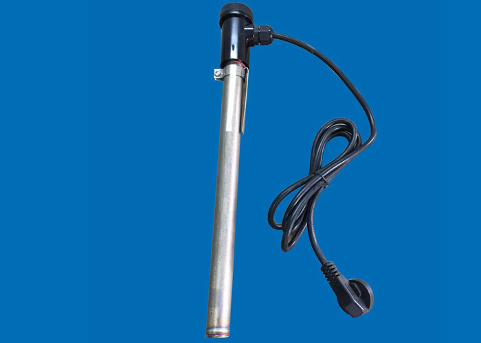 380V 3P 3KW Single Tube Titanium Immersion Heater , Chemical Immersion