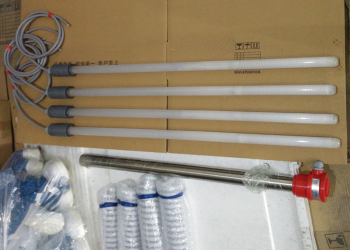 Industrial Durable Glass Quartz Immersion Heater For Solutions