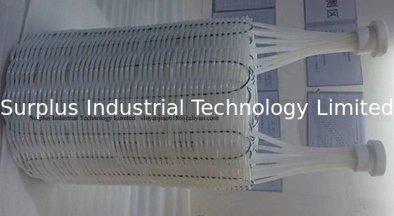 Dia 395*775mm Cylindrical Shaped 6 Layers PTFE Heat Exchanger For Steam Heating