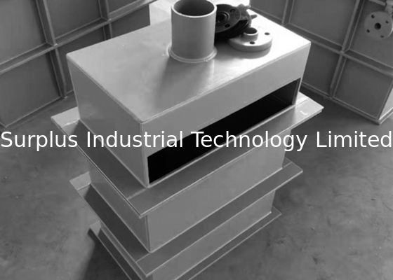 500mm height 12mm PP Tanks For Electroplating With Extraction Hood